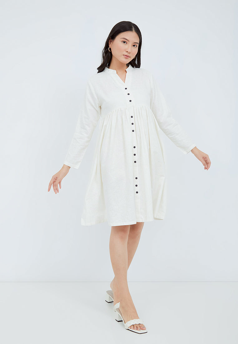 JuliaOwers Dress Linen Casual Fuji