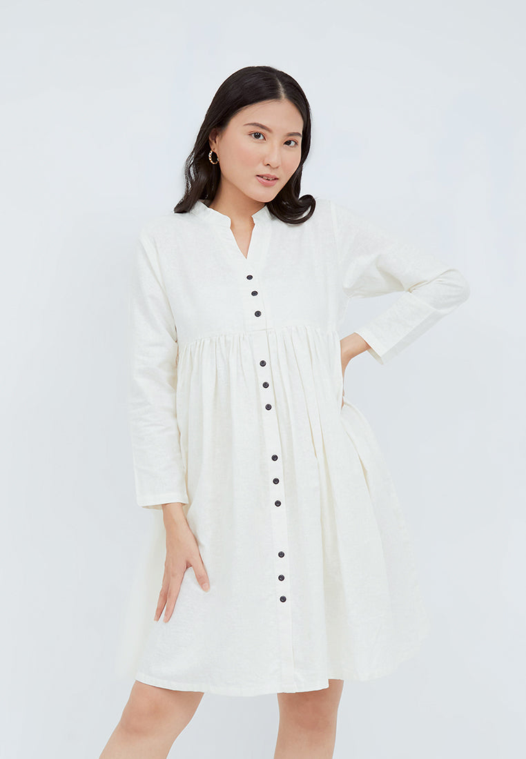 JuliaOwers Dress Linen Casual Fuji